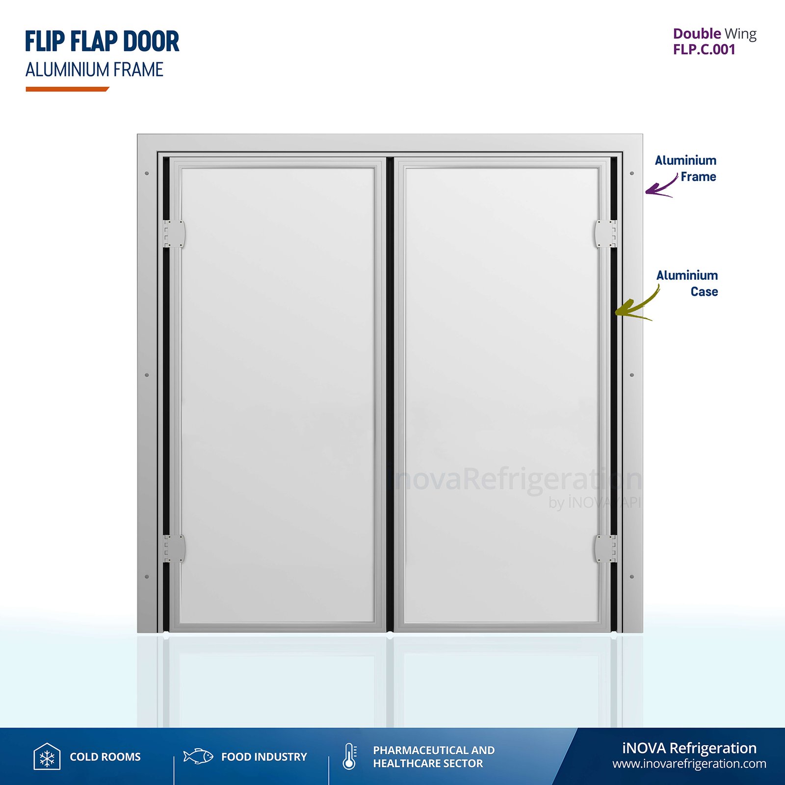 Cold Room Door cold room flip flap door