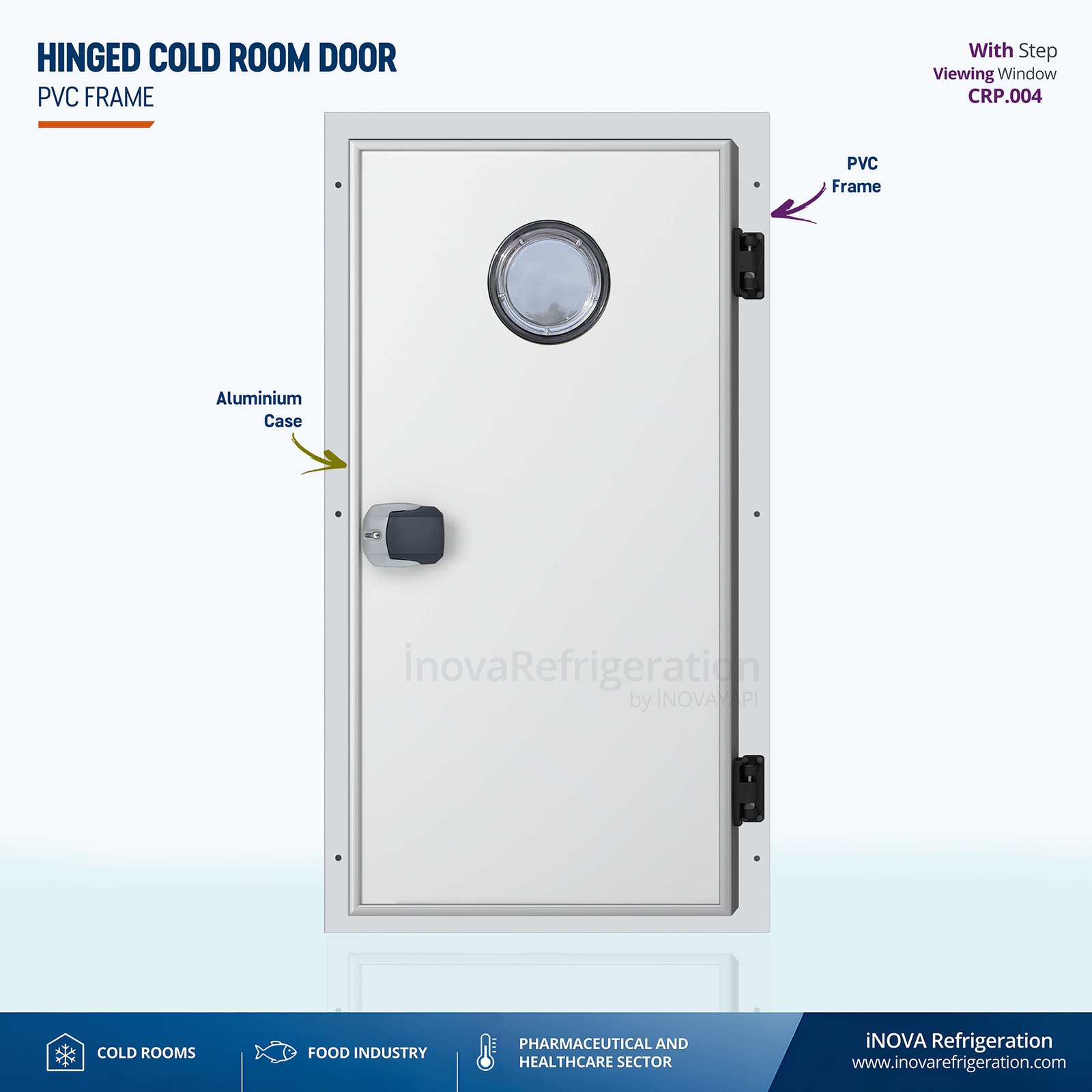 Cold Room Door cold room hinged door pvc frame