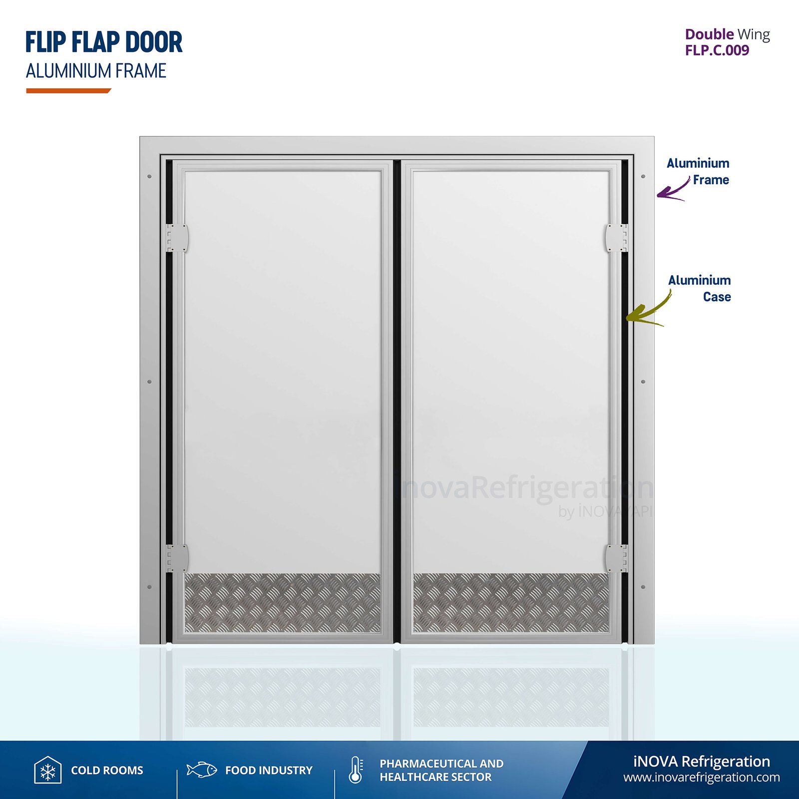 Cold Room Door flip flap cold storage doors