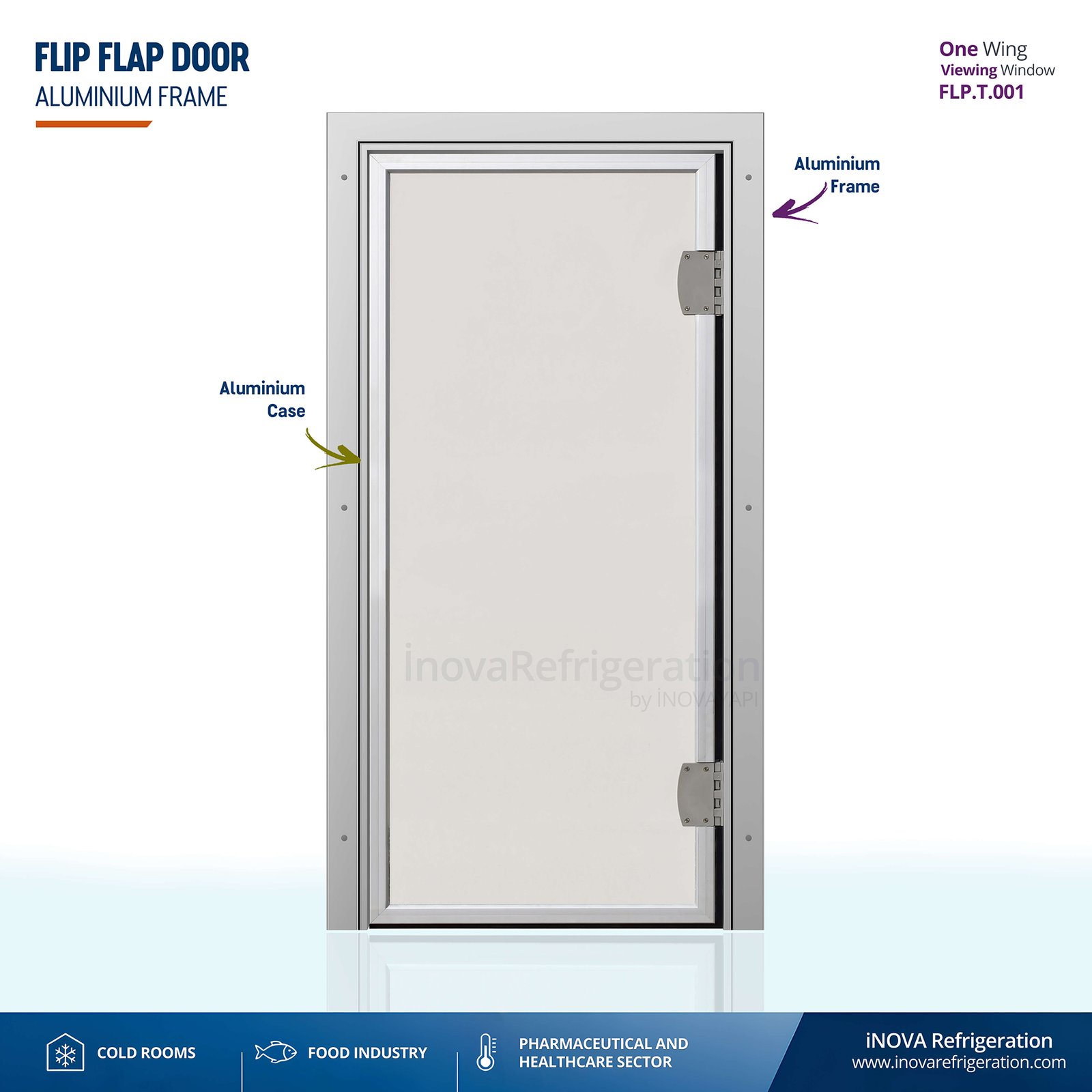 Cold Room Door flip flap door 1