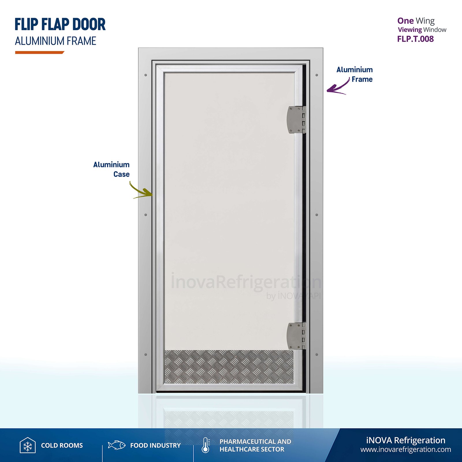Cold Room Door flip flap door kitchen