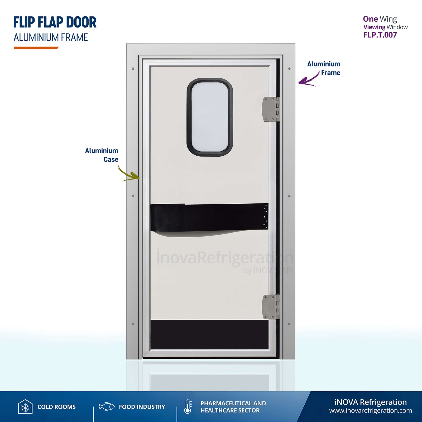 Cold Room Door flip flap door one