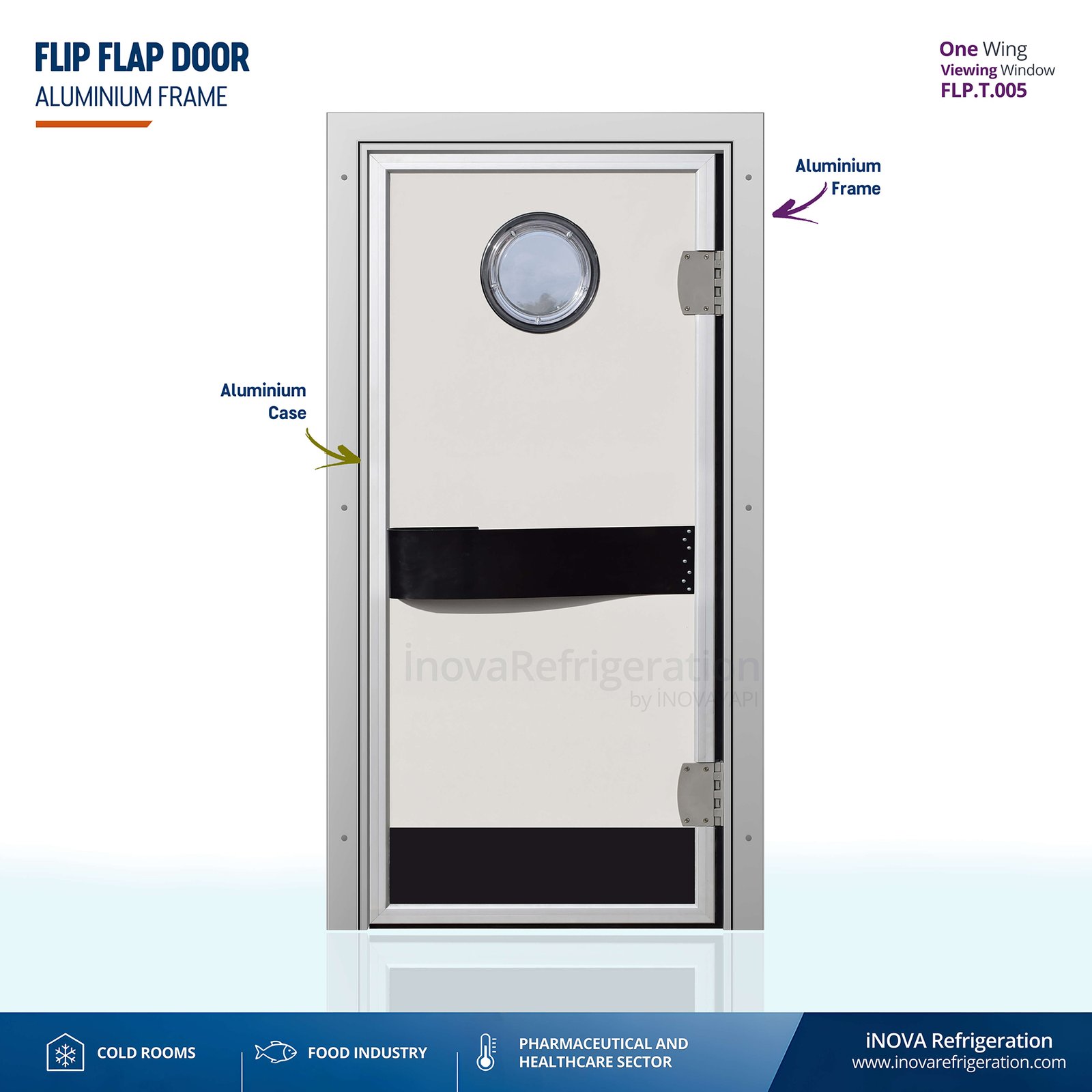Cold Room Door flip flap door pvc