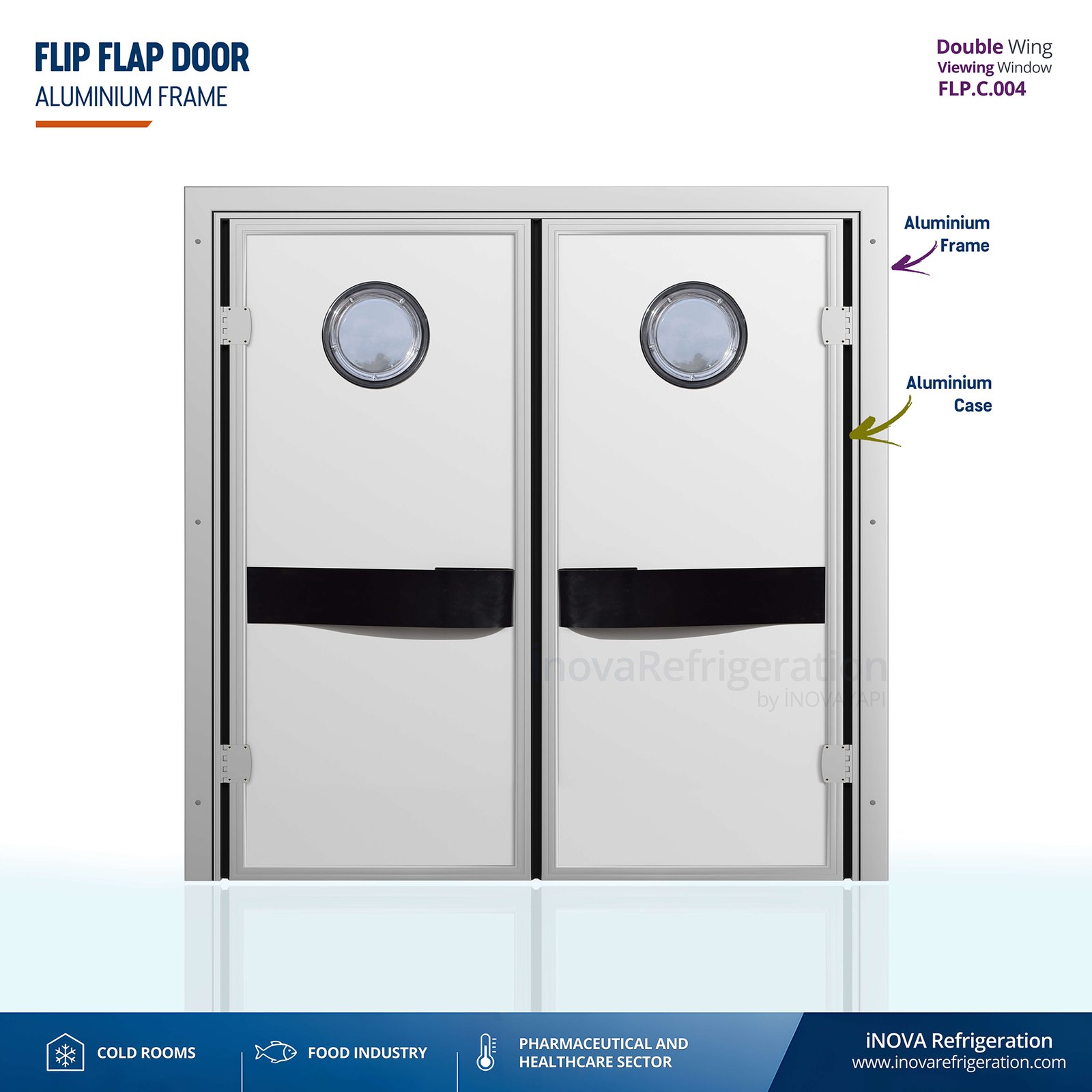 Cold Room Door flip flap doors kitchen