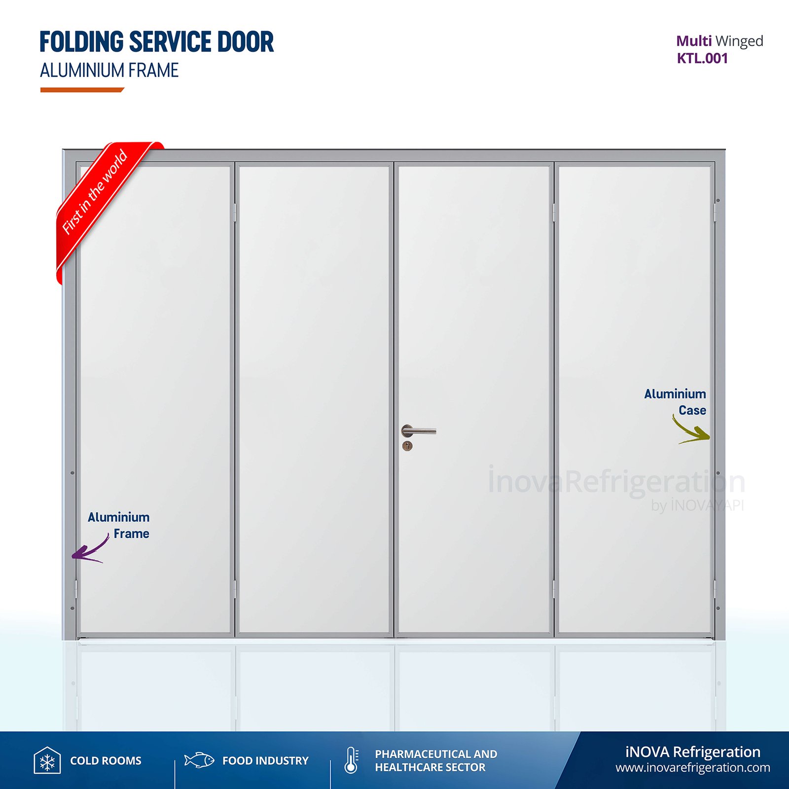 Cold Room Door folding service door