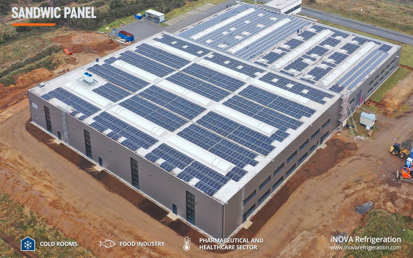 Sandwich panel installation details
