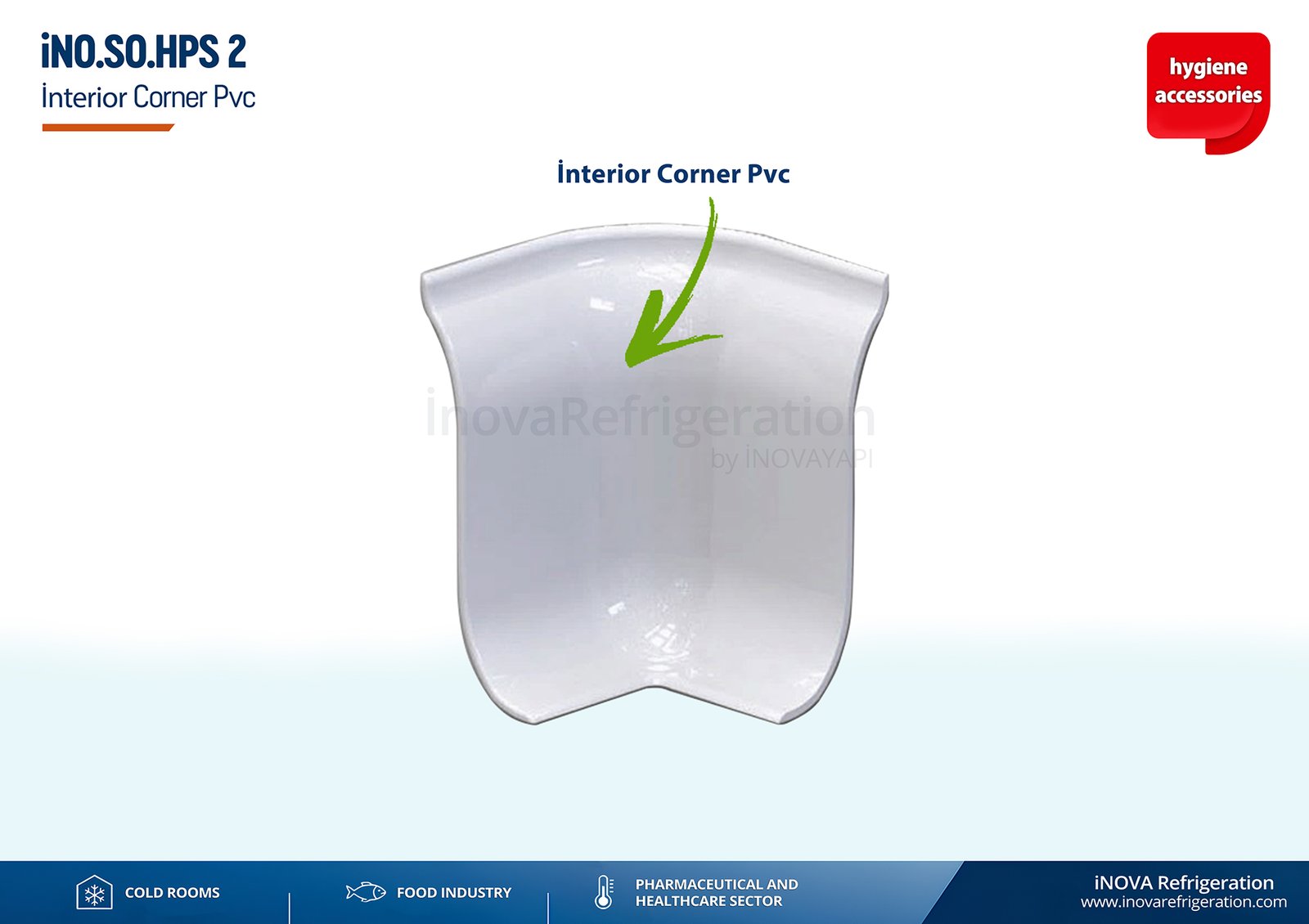 Cold storage equipment supplier interior corner