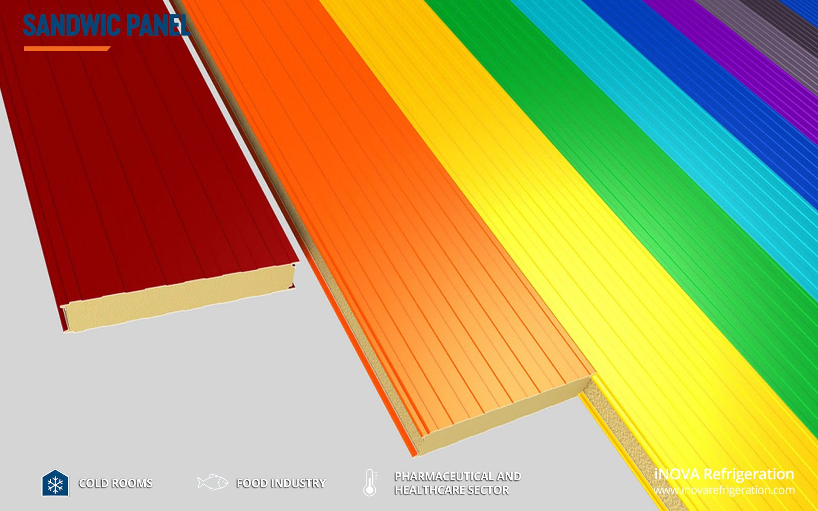 sandwich panel color