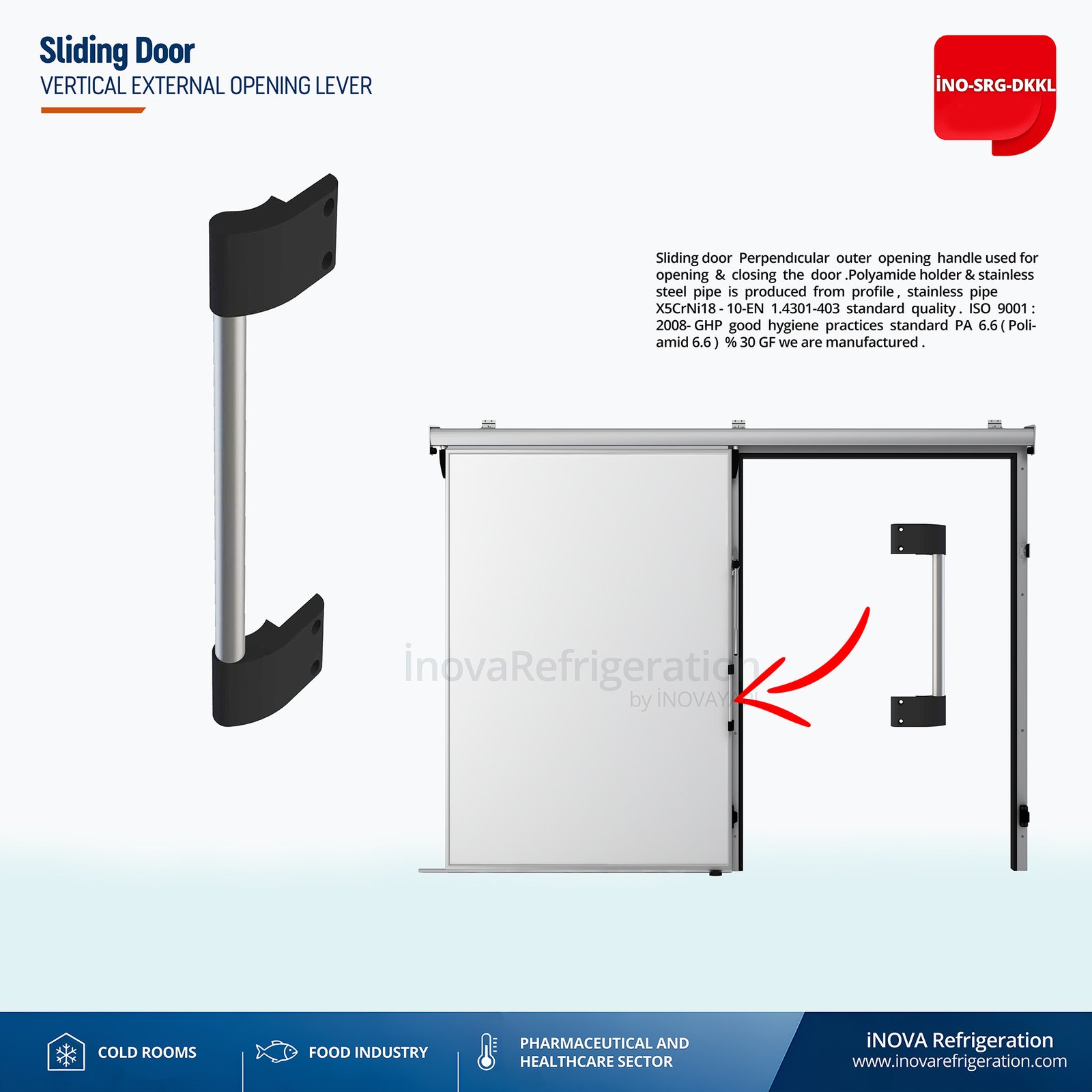 cold storage sliding door price